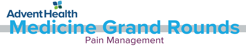 2020 Grand Rounds: Medicine - Pain Management Banner
